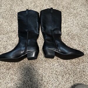 Target Black Heeled Boots for Women